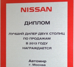 АВТОМИР — лучший дилер двух столиц по продажам в 2013 г. АВТОМИР — лучший дилер двух столиц по продажам в 2013 г.