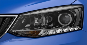 Skoda Fabia 2015 модельного года – головной свет Skoda Fabia 2015 модельного года – головной свет