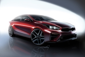 KIA Motors публикует первые изображения нового седана Forte KIA Motors публикует первые изображения нового седана Forte